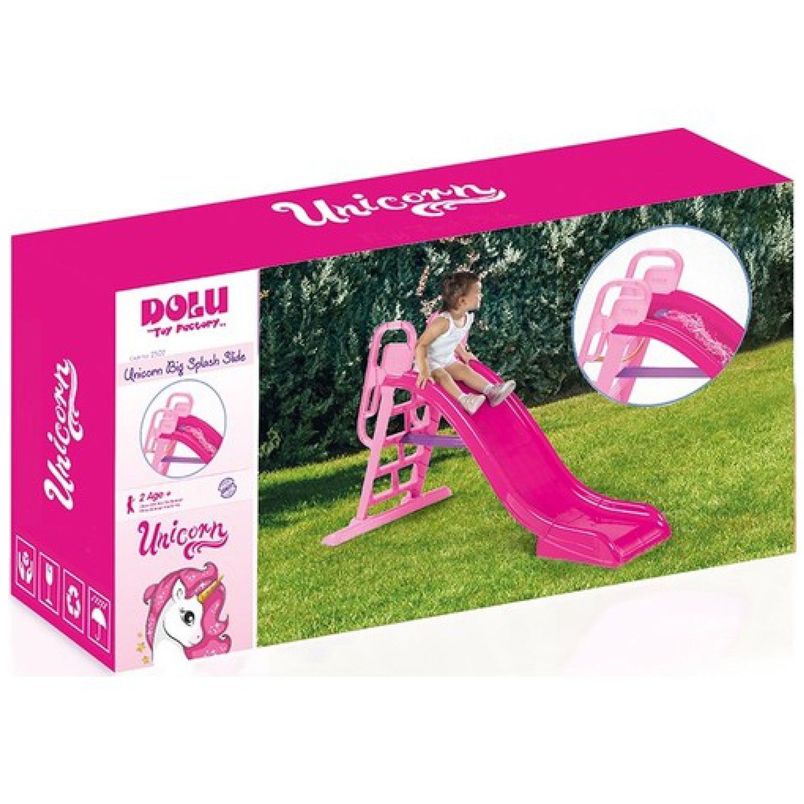 Dolu 2502 2'Si Bir Arada Unicorn Büyük Su Kaydırağı *1