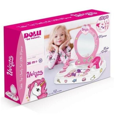 Dolu 2563 Unicorn Masa Üstü Güzellik Seti *8