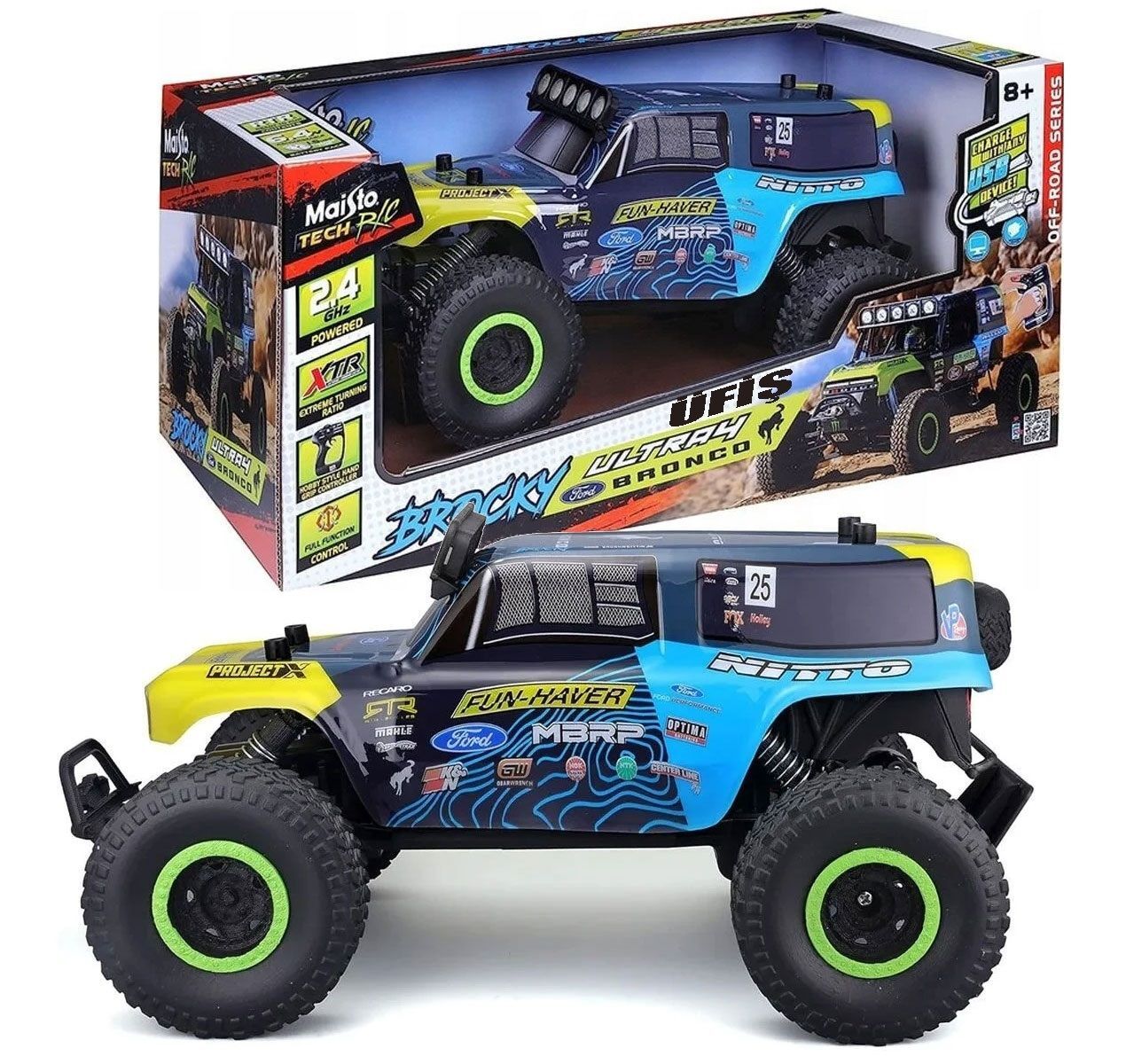 Neco May-81605 Ford Bronco Off-Road Brocky R-C