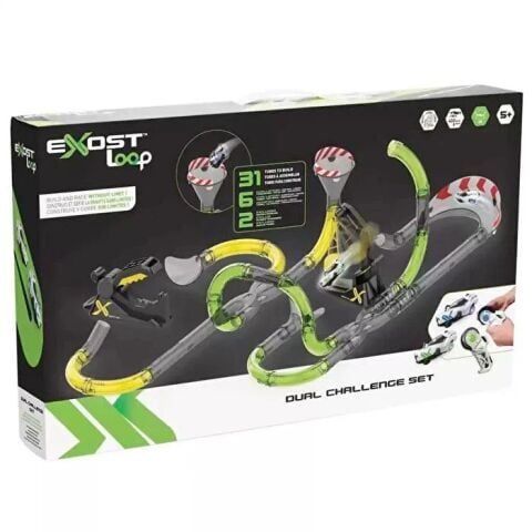 Neco  Sıl-20272 Silverlit Exost Tüp İki Araçlı Yarış Seti