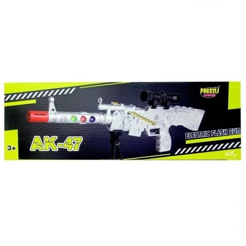 Prestij Fab.6868  Kutulu Pilli Işıklı Ak-47 Tüfek