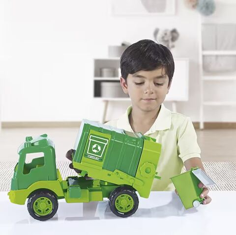 Dolu 7120 Oyuncak Çöp Kamyonu Pencereli Kutuda 43 Cm *6
