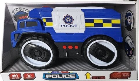 Ctoy-A5577-4 Işıklı Ve Sesli Polis Kamyonu