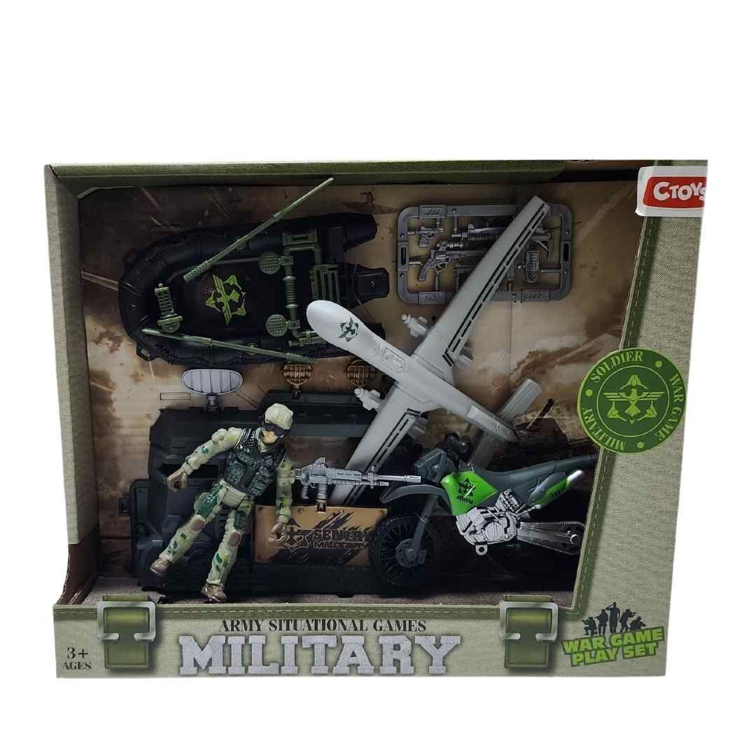 Ctoy-F14-2A Uçaklı Asker Seti