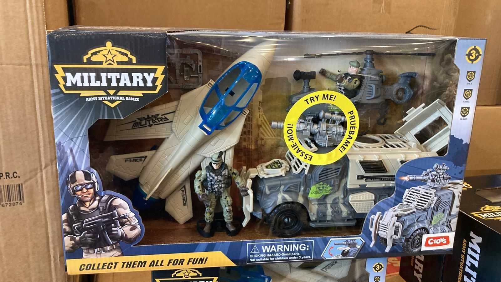 Ctoy-F5-1 Işıklı Sesli Askeri Araç