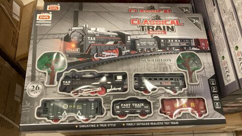 Ctoy-Jhx6687 Işıklı Sesli Tren Seti 26 Parça