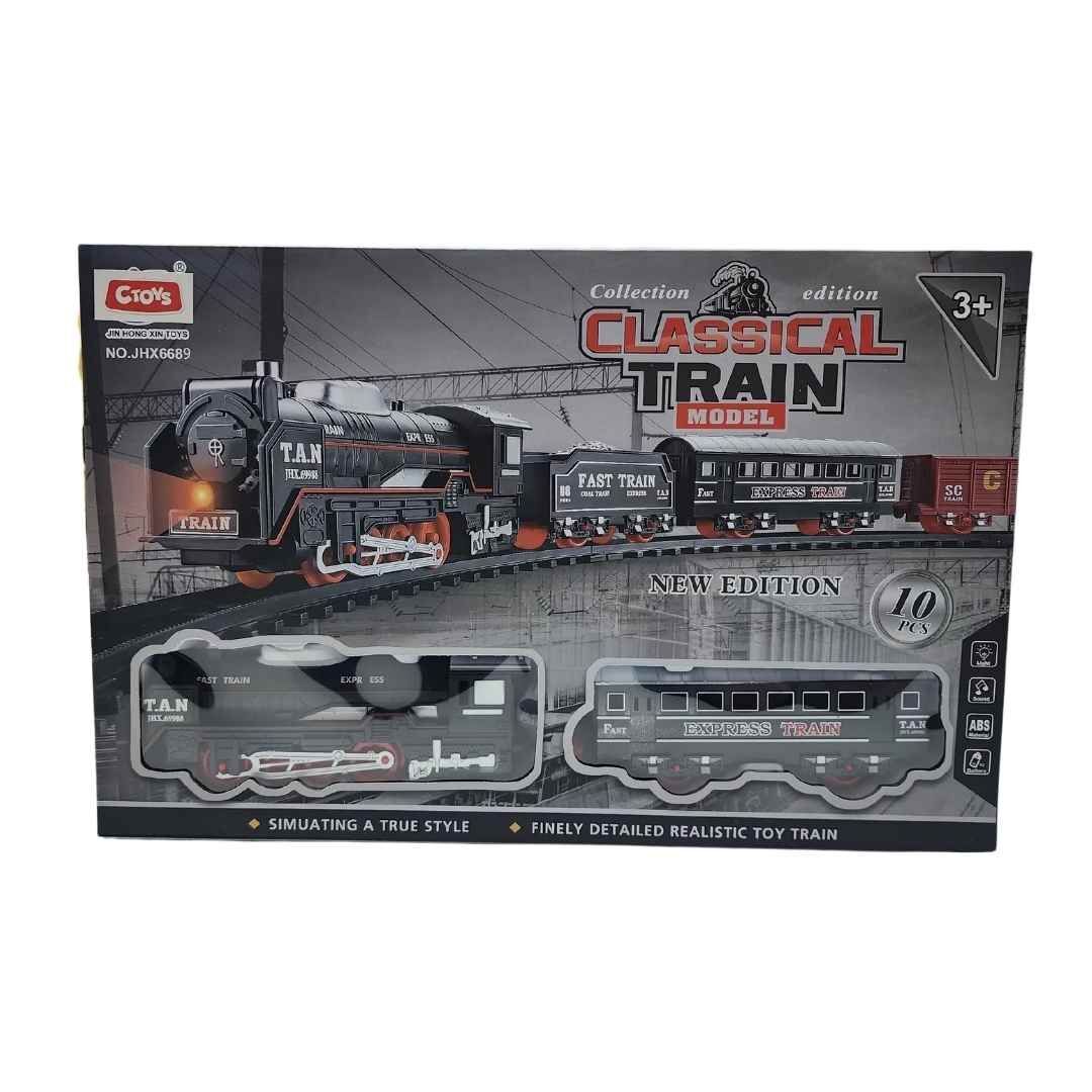 Ctoy-Jhx6689 Işıklı Sesli Tren Seti 10 Parça