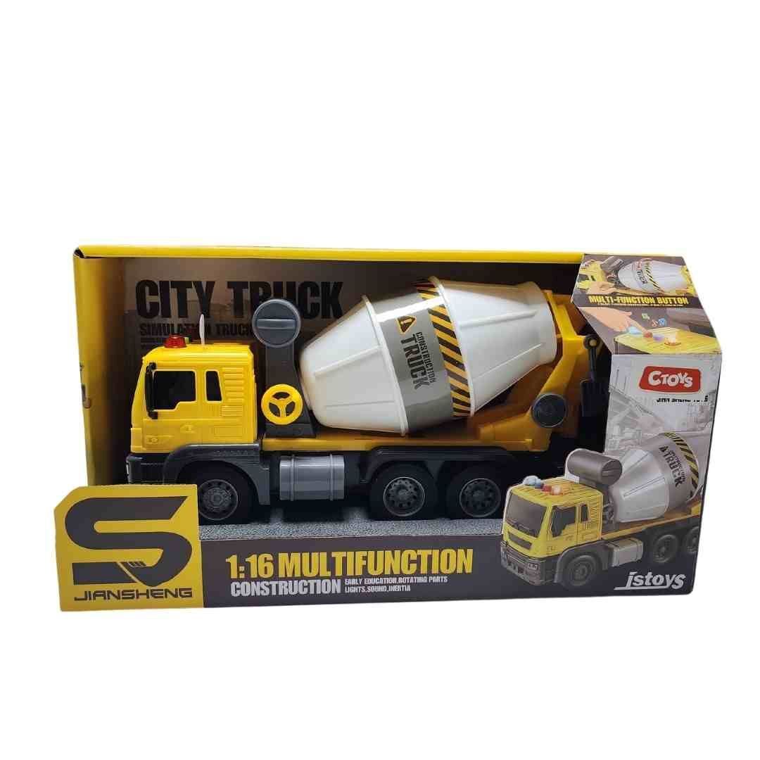 Ctoy-Js102 Işıklı Sesli Mikser Kamyon 1:16
