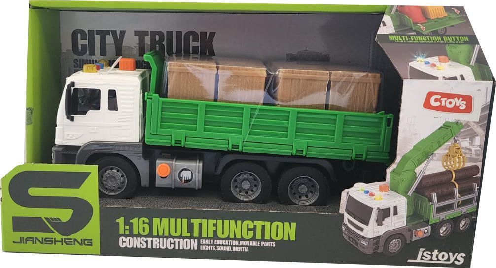 Ctoy-Js118A Işıklı Sesli Taşıyıcı Kamyon