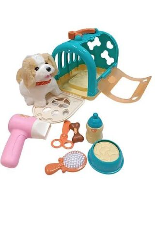 Prestij Mc-1041 Çantalı Pilli Yürüyen Peluş Köpek