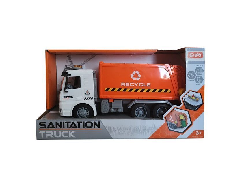 Ctoy-Py8922B Işıklı Sesli Çöp Kamyonu