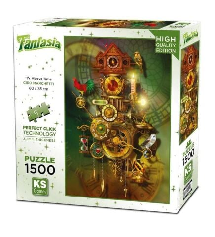 KS GAMES 22047 PUZZLE 1500 ITS ABOUT TİME