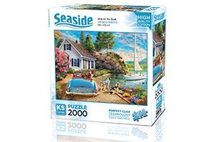 KS GAMES 22537 PUZZLE 2000 DOG ON THE BOAT