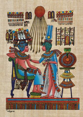 Ks Games 20743 Puzzle 1000 Papirus Throne Of Tutankhamun