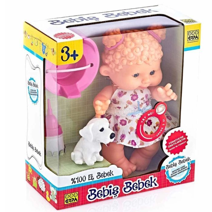 Erpa Bebiş Bebek 26 Cm Altını Islatantürkçe Konuşan Minik Arkadaşı İle Birlikte(%100 Et Bebek)