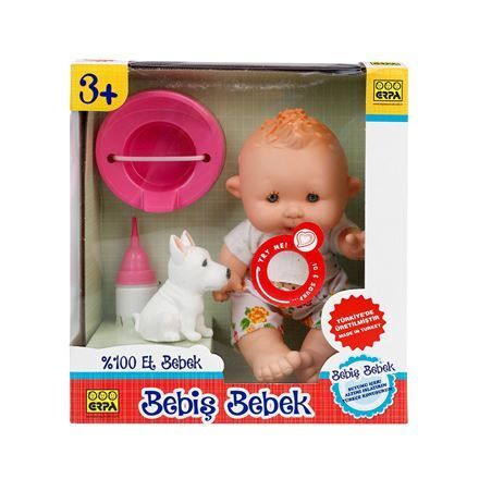 Erpa Bebiş Bebek 26 Cm Altını Islatantürkçe Konuşan Minik Arkadaşı İle Birlikte(%100 Et Bebek)