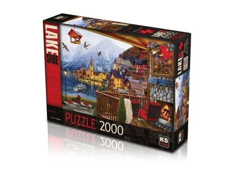 Ks Games 20821 Puzzle 1000 Evening By  The Lake İn Hallstatt