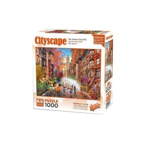 Ks Games 20813 Puzzle 1000 Hot Summer Days Nyc