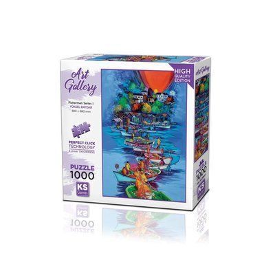 Ks Games 20815 Puzzle 1000 Alpine Fishing