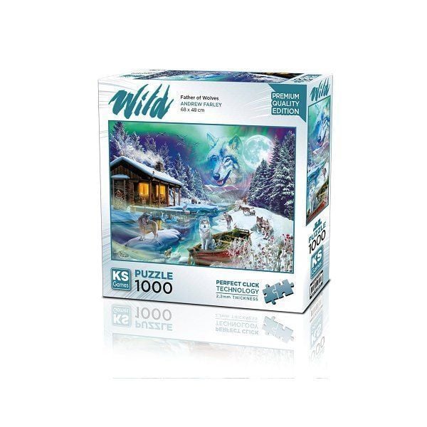 Ks Games 20811 Puzzle 1000 Father Of Wolves