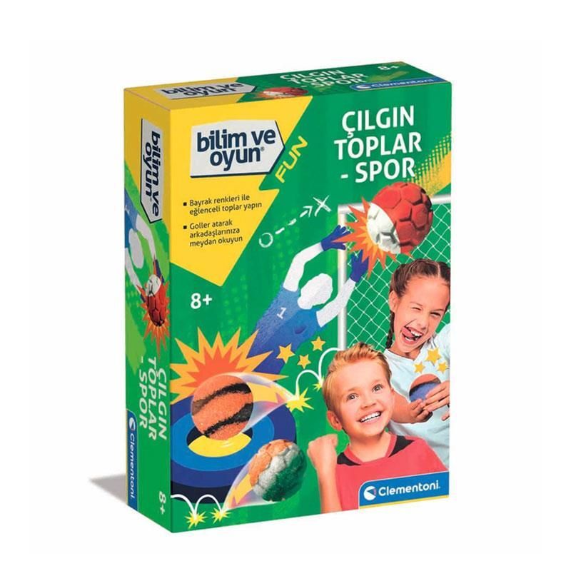 Clementoni Cle-64323 Bilim Ve Oyun - Çılgın Toplar - Spor